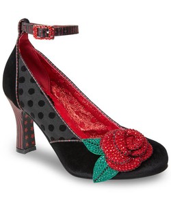 red ankle strap shoes uk