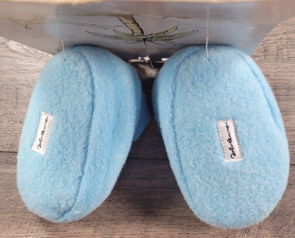 Baby Boy Girl New Carter's Vintage Size Small 0-6 Month John Lennon Blue Slipper - Image 3 of 3