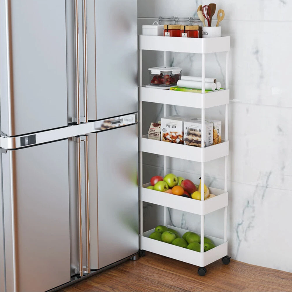Slim outlet kitchen rack