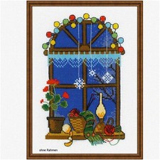 Winter Wonderland Cross Stitch Kit - Create a Stunning 6" x 8" Winter Scene with