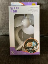 Dreambaby Clip-On Fan Soft Blades Adjustable Neck - Brand New in Box 