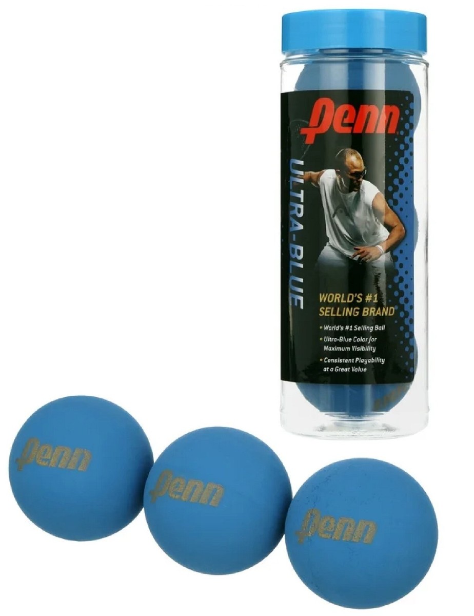 Pelotas De Tenis Penn Ultra Blue Racquetballs - Official Size ...