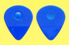U2 Bono Edge Blue Molded Round Logo Guitar Pick #2 - 2011 360 Tour