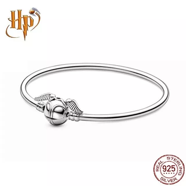 Heaven Sterling s Charm Harry Potter Bead Fit Bracelet Golden Snitch size 20