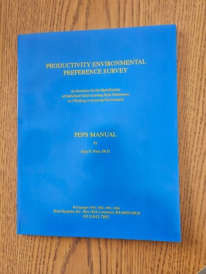 Productivity Environmental Preference Survey Manual