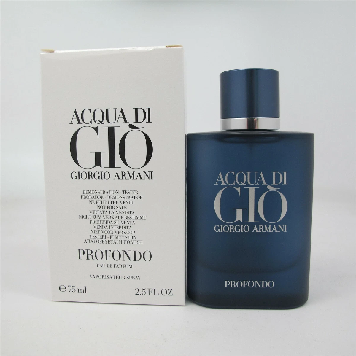 Acqua Di Gio PROFONDO by Giorgio Armani 75 ml 2.5 oz Eau de