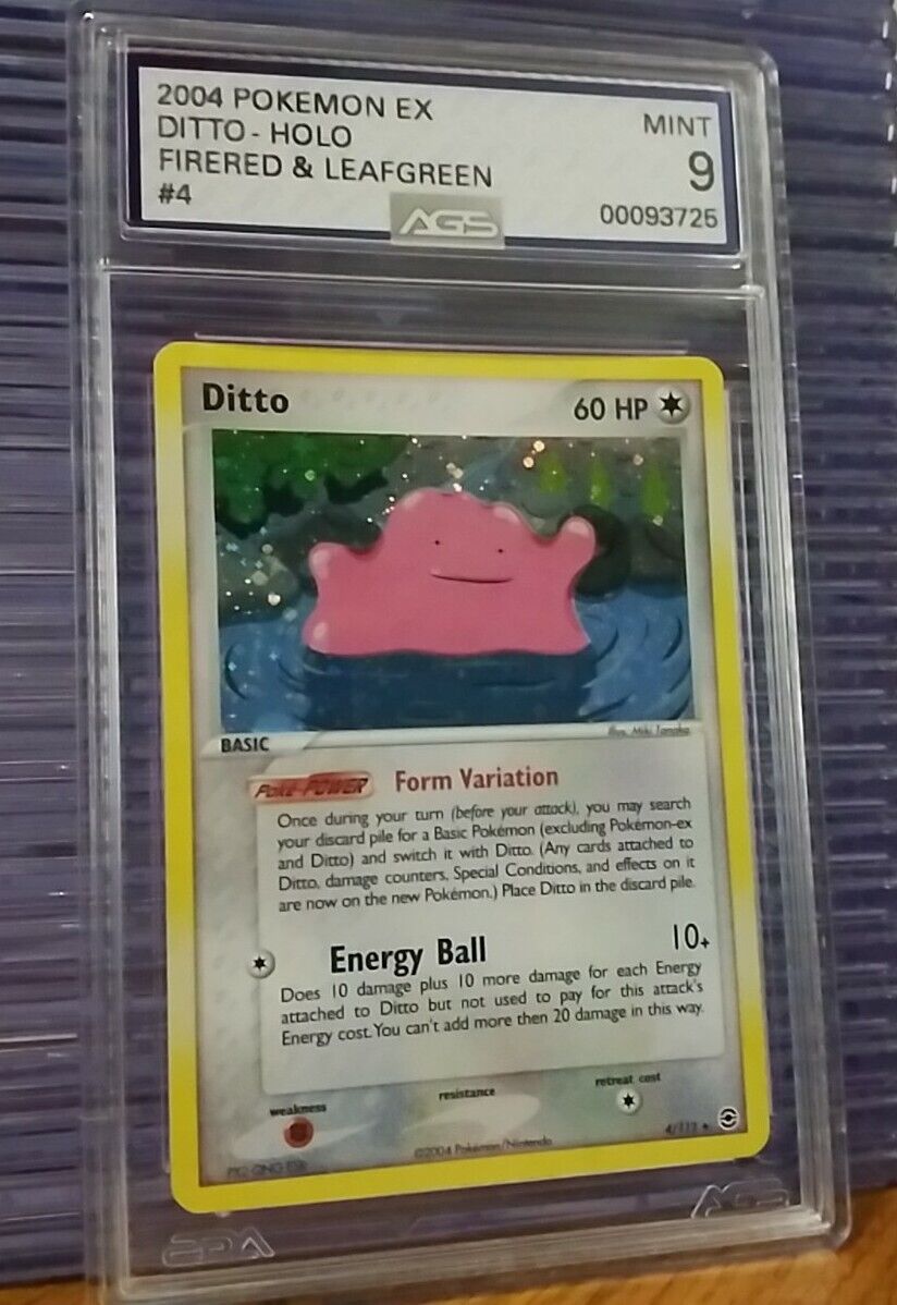 Pokemon TCG Ditto 4/112 Fire Red Leaf Green Holo Rare DM