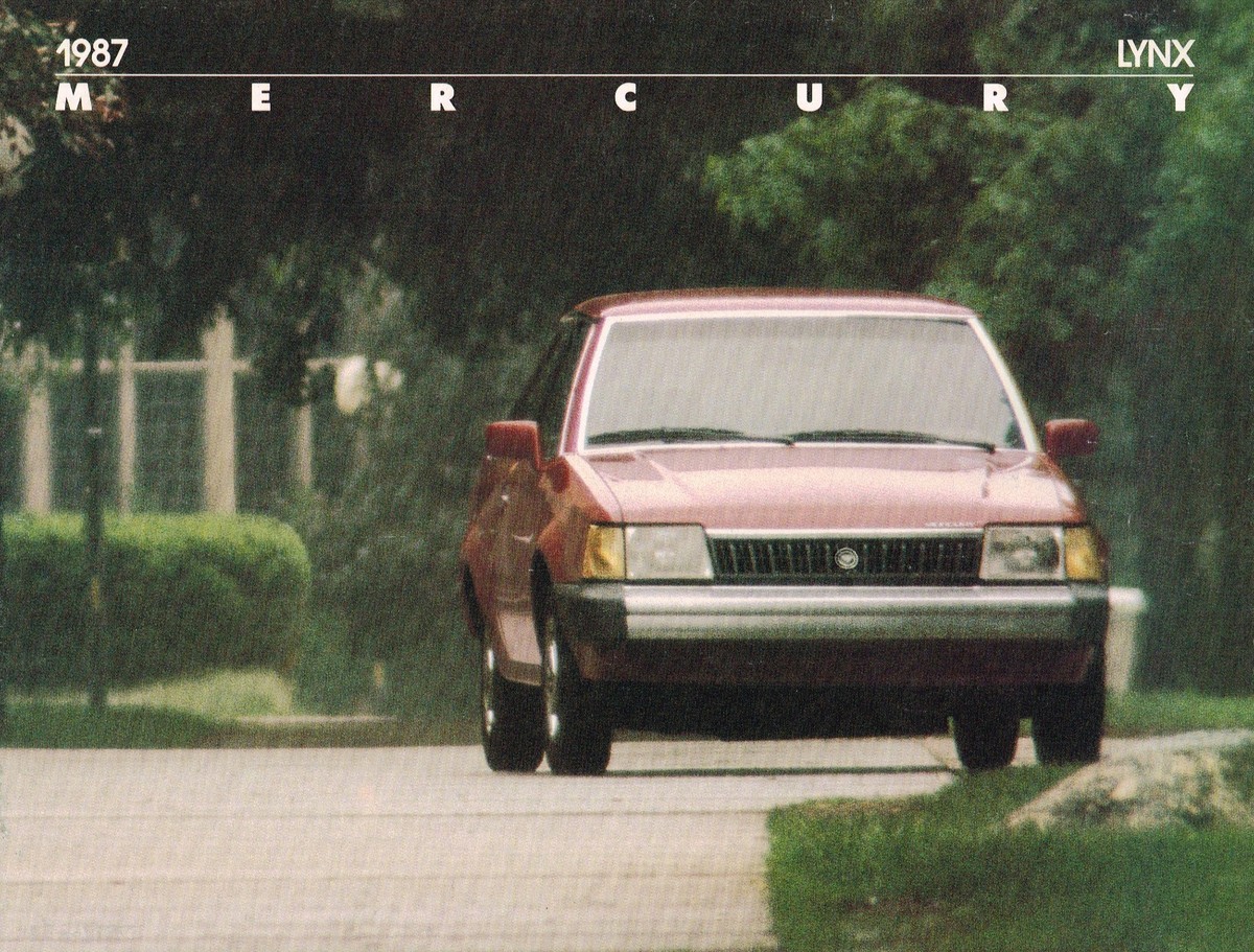 1987 Mercury LYNX Brochure / Catalog : GS, L, XR3, Station Wagon