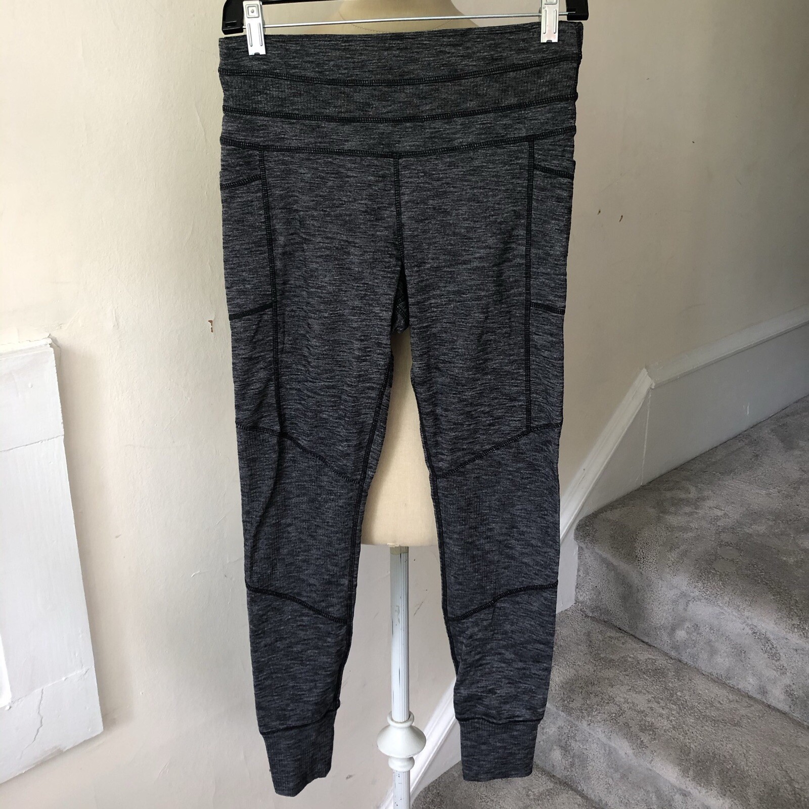 Athleta Womens Heathered Gray Excursion Tight Jog… - image 4