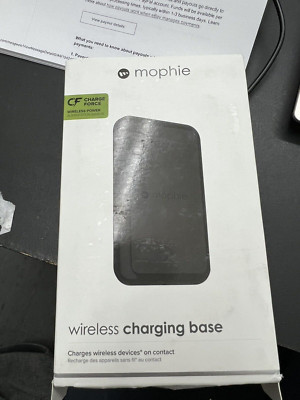 Mophie CF Charge Force Wireless Charging Base (Qi Wireless Charger) - Black