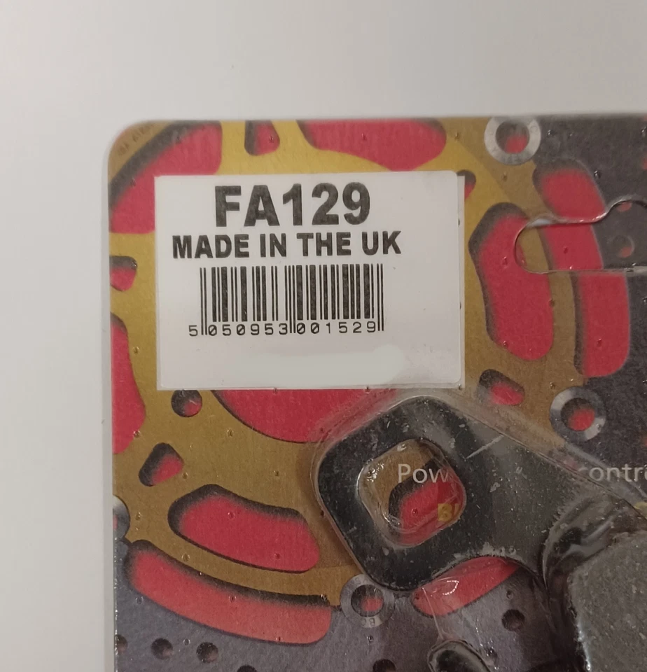 Pastillas de freno de disco delanteras EBC Organic (1 juego) para Suzuki VX800 (1990 a 1995) Foto 3 de 4