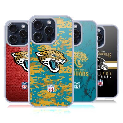 NFL JACKSONVILLE JAGUARS GRAPHICS GELHÜLLE KOMPATIBEL MIT APPLE iPHONE & MAGSAFE