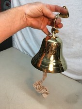 Nautical Solid Brass  London Hanging Maritime 5in Ship Bell Titanic 1912