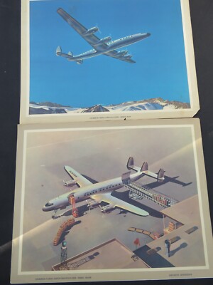 1950's Lockheed Aircraft Corporation 6 11x14 Prints Original Envelope