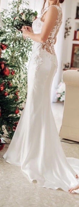 Abito seta shop bianco