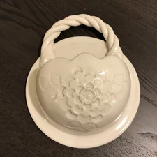 Art Studio O’Keane Pottery Wall Pocket~Floral.