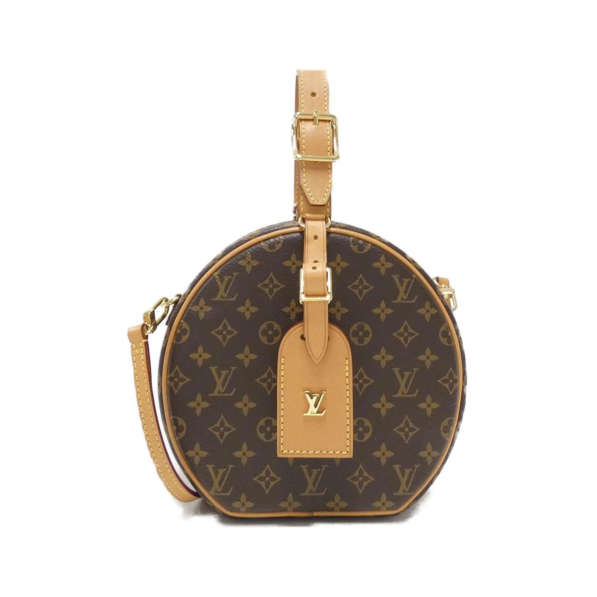 Authentic LOUIS VUITTON Monogram Petit Boite Chapeau M43514 Bag  #260-006-037