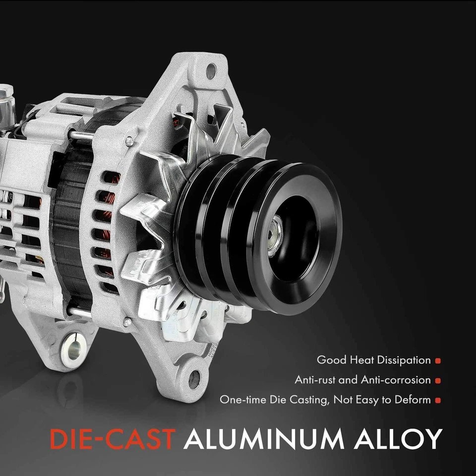 Alternator for Chevrolet W3500 Tiltmaster Isuzu NPR GMC 80A CW 3-Groove Pulley - Imagem 4 de 4