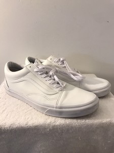 all white vans low