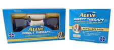 Aleve DIRECT THERAPY Lower Back Pain Relief TENS THERAPY DEVICE + Pads EXCELLENT