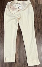 MNG by MANGO 312 Macaron-A Women Tapped Leg Trousers Size 2 Career