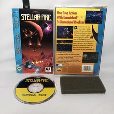 STELLAR-FIRE (Sega CD, Dynamix, 1993) Complete CIB - Read For Condition