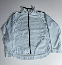 Vintage Nike Silver Tag Mini Swoosh Full Zip Track Jacket Women  s Size Medium
