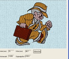 Stickdatei, sticken, Anwalt, Beruf, Stickmotiv, Stickbild, Stickmuster
