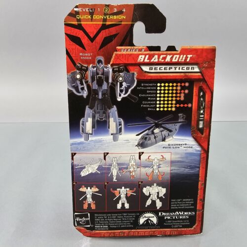 Transformers Movie BLACKOUT Mini Figure Helicopter Legends Class 2007 MOC NEW - Picture 4 of 6