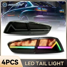 HCmotion OLED LED Tail Lights For Mitsubishi Lancer EVO X 2008-2017 DRLAnimation