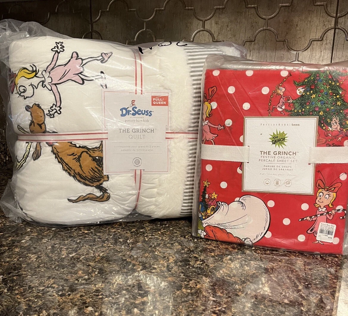 Pottery barn grinch quilt online