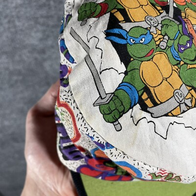 VINTAGE 80s 90s Ninja Turtles Youth Painters Cap Hat TMNT
