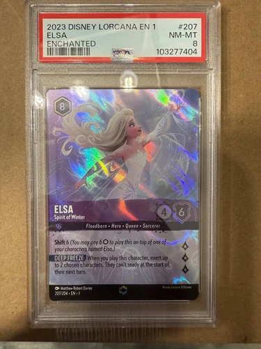 Elsa - Spirit of Winter (Enchanted) 207/204 PSA 8