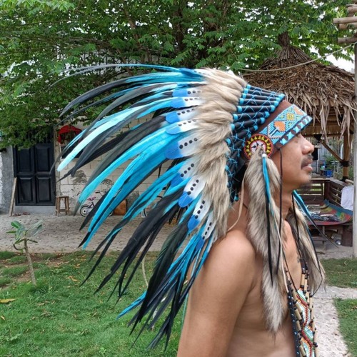 Carnival Headdress Cosplay Headdress Indigenous Style Headdress Western Costume - Picture 11 of 23