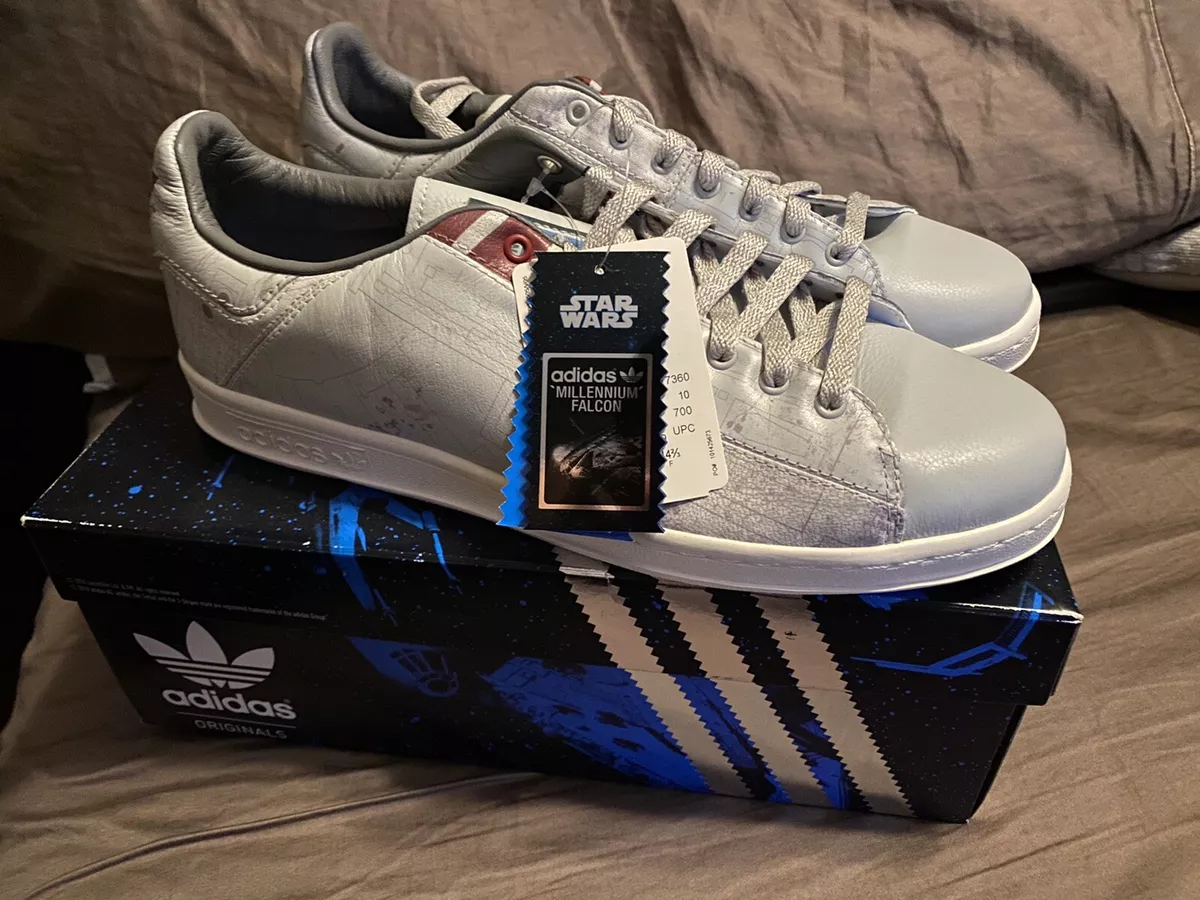 Adidas Originals Star Wars Millennium Falcon Stan Smith 80s Brand New Size 10.5