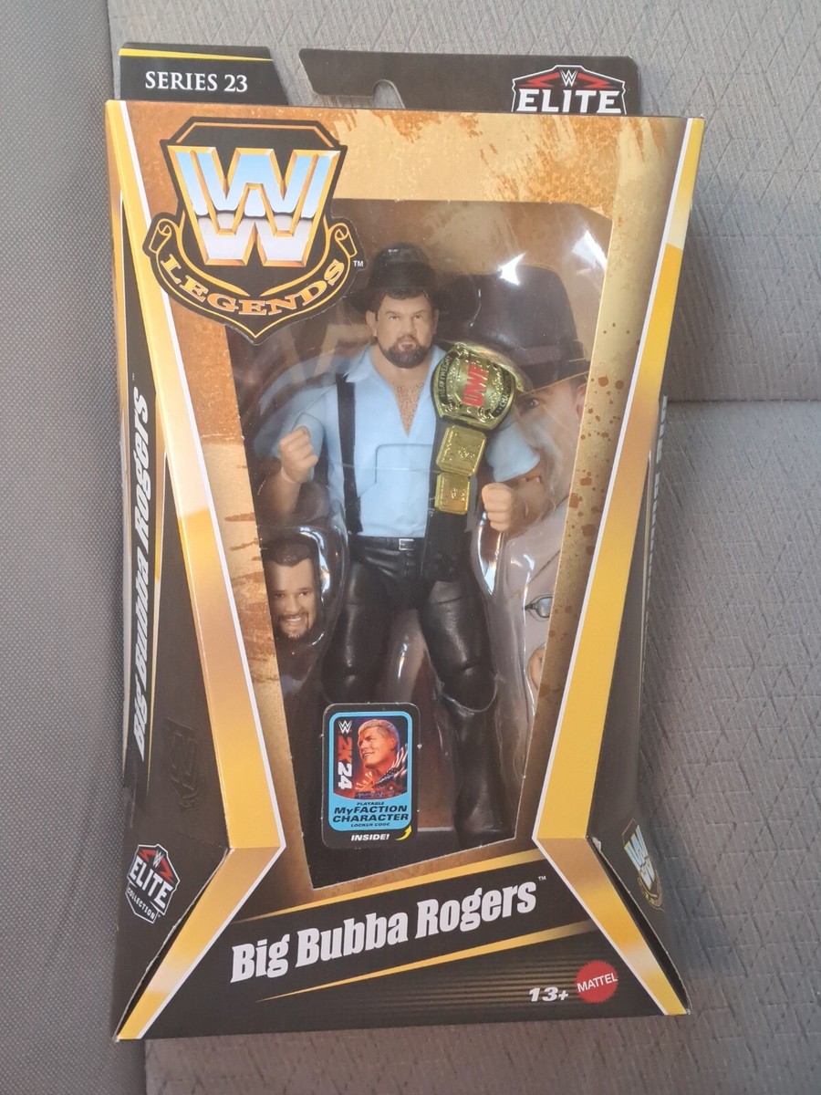 スポーツ Mattel WWE Elite Big Bubba Rodgers WWE Wrestling Legends Series 23 Big Bubba Rogers Action