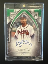 2023 Transcendent Collection Rookie Showcase Emerald 5/5 Vaughn Grissom Auto RC