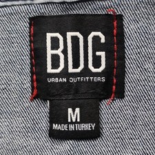 BDG Urban Outfitters Denim Dress Medium Button Front Sleeveless Adjustable...