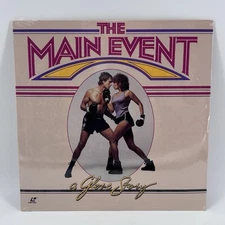 THE MAIN EVENT Laserdisc LD BARBRA STREISAND Ryan O’Neal