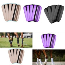 4x Horse Fly Boots, Horse Leggings, Easy to Use, Lightweight Nylon Reduces