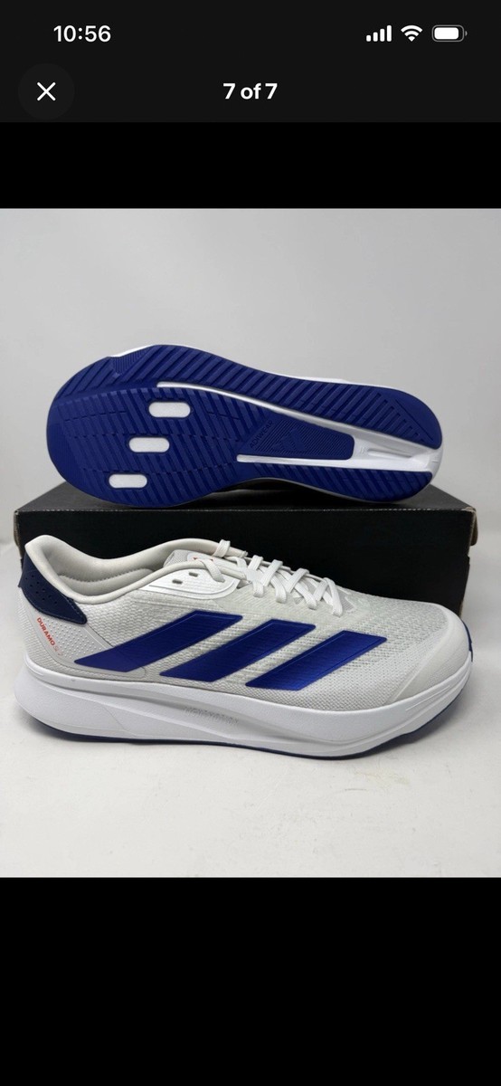 Adidas Duramo SL 2 Cloud White Lucid Blue Running Sneakers  display picture 2