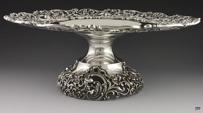 Stunning Antique Howard & Co New York 1890's Sterling Silver Compote Centerpiece
