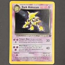 Pokemoin Dark Alakazam 1/82 Team Rocket Holo on eBay