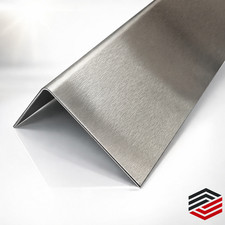 Edelstahl Winkel Eckschutz Wand Winkelprofil K240 Kantenschutz Leiste 0,8 mm