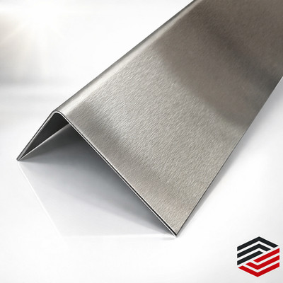 Edelstahl Winkel Eckschutz Wand Winkelprofil K240 Kantenschutz Leiste 0,8 mm