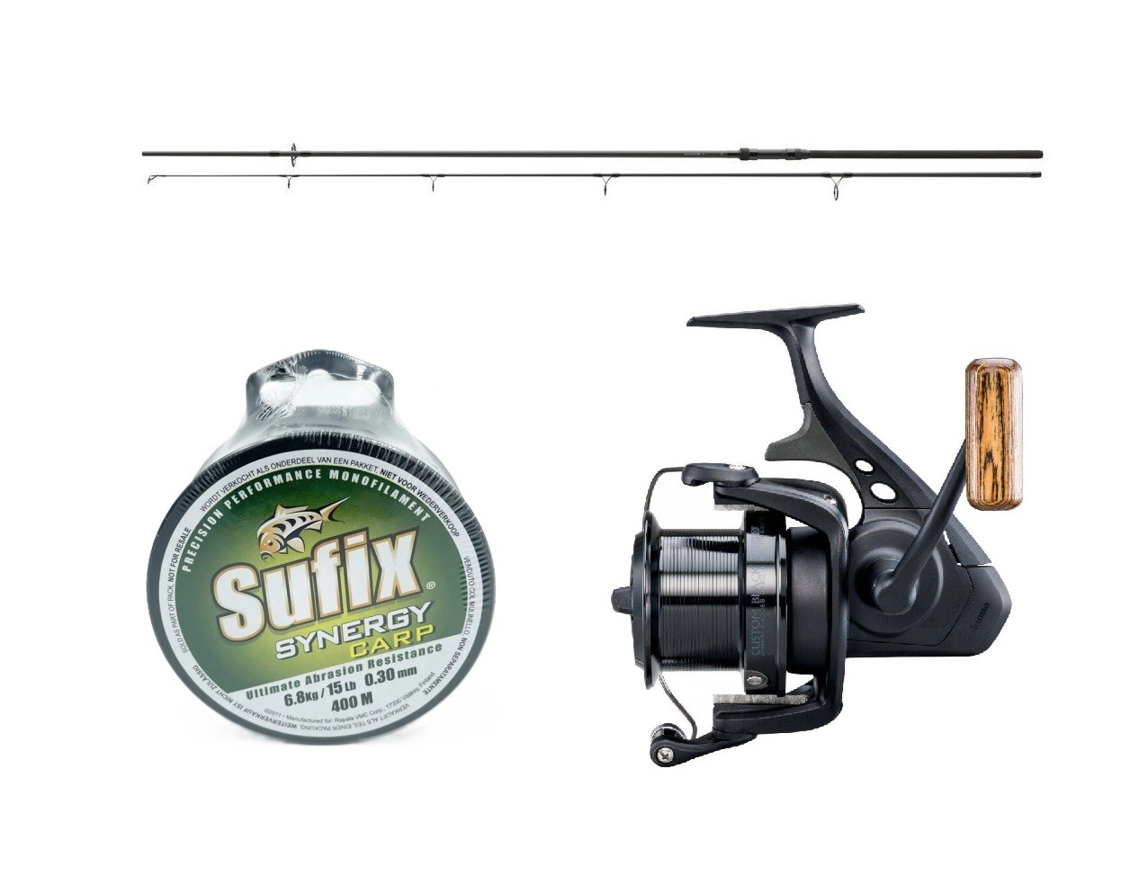 Daiwa Okuma Karpfencombo 300m 3lbs Weitwurfrolle Shimano Karpfenschnur 24890₽
