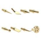 8pcs Soldering Iron Tips 3D Printer Smoothing Kit Finishing Smoothing Tool2949