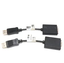 BizLink 0RN699 DisplayPort to VGA Adapter Cable Black