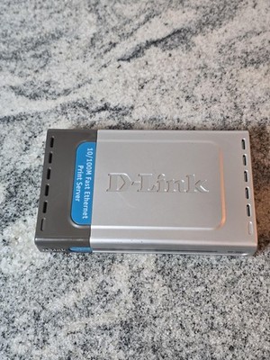 D-Link DP-300U 10/100M Fast Ethernet 3-Port Print Server LPT USB Network Gray