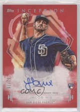 2019 Topps Inception Rookies and Emerging Stars Red 52/75 Jacob Nix Auto 6wp